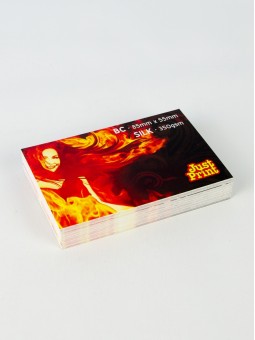Business Cards, 100 x Single Sided on 350gsm Silk card
