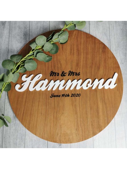 Wooden Guest Book Sign