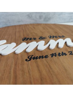 Wooden Guest Book Sign