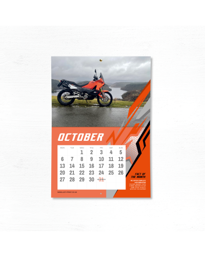 A4 Ring-bound Style Calendar