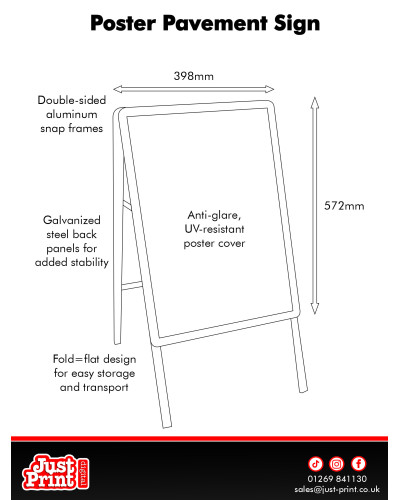 Poster Pavement Sign