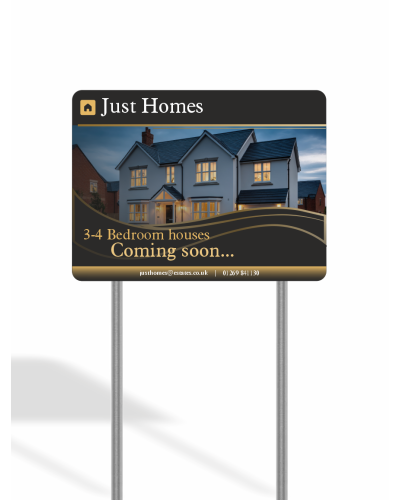 1.22m x 0.915m Landscape Site Sign Kit