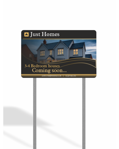 1.22m x 0.915m Landscape Site Sign Kit