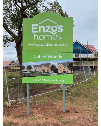 1.22m x 0.915m Landscape Site Sign Kit