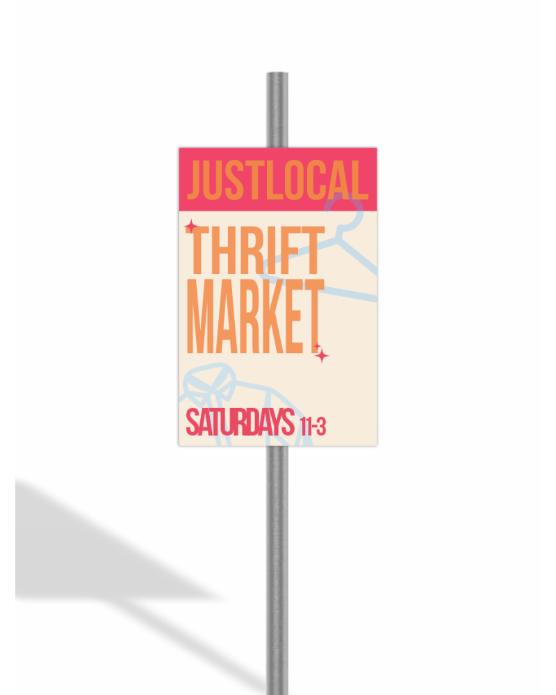 Lamp post Advertising Boards 24 x 16" (14 pack)