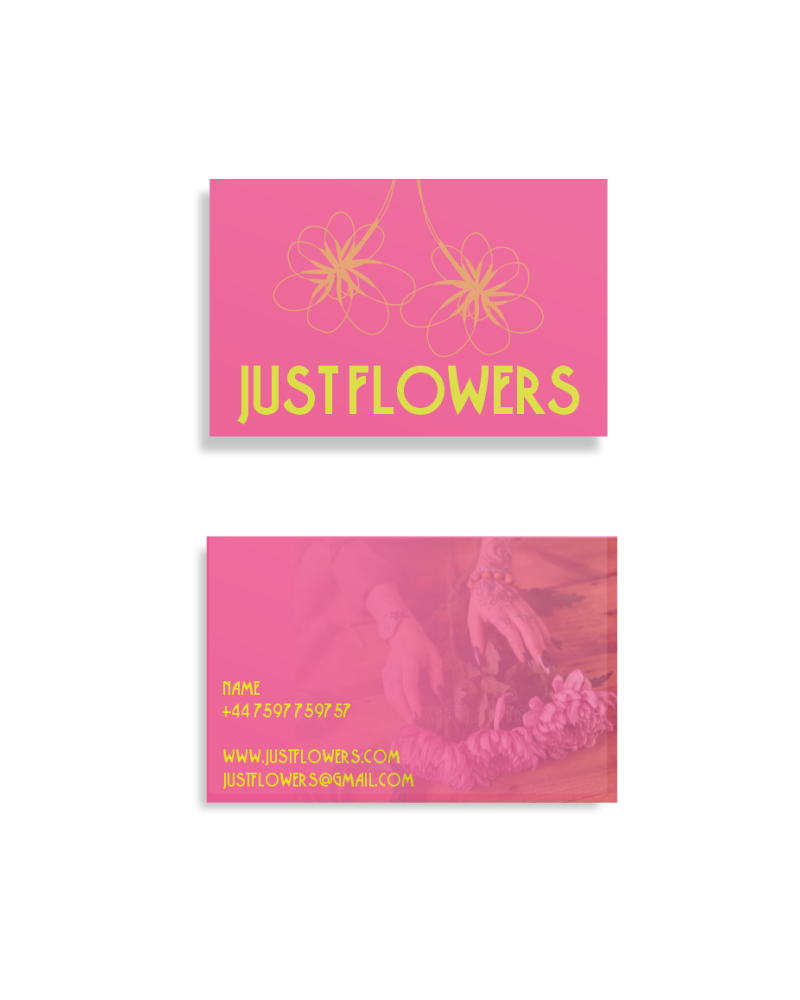 1000 x Recycled Double Sided Business Cards on 350gsm card