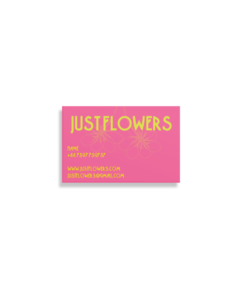 100 x Recycled Single Sided Business Cards on 350gsm card