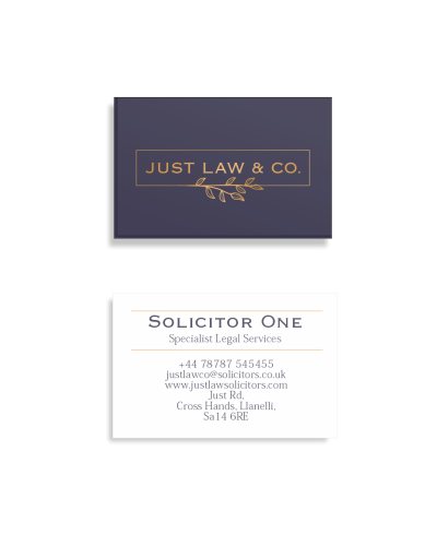 500 x Silk Double Sided Business Cards on 350gsm card
