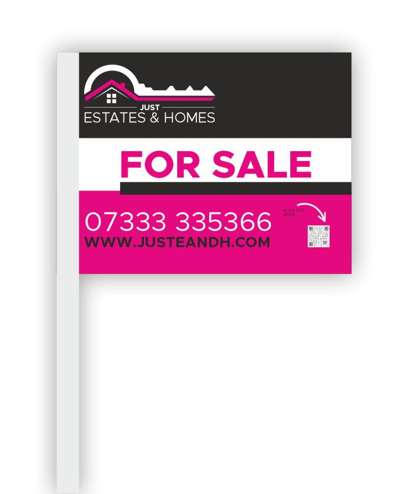 Estate Agent Flag Boards 24" x 32