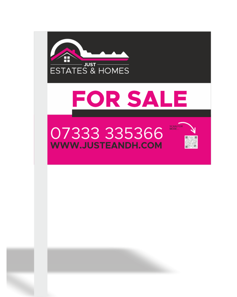 Estate Agent Flag Boards 24" x 32